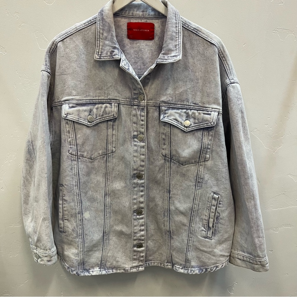 Signature Lavender Jean Jacket
